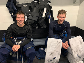 Eric Comrie and Mikhail Berdin
